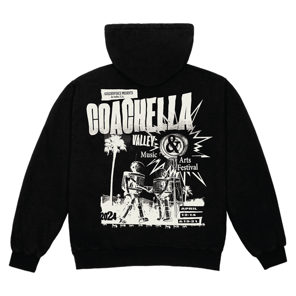 Coachella Flyer Zip Hoodie