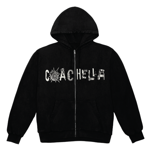 Coachella Flyer Zip Hoodie